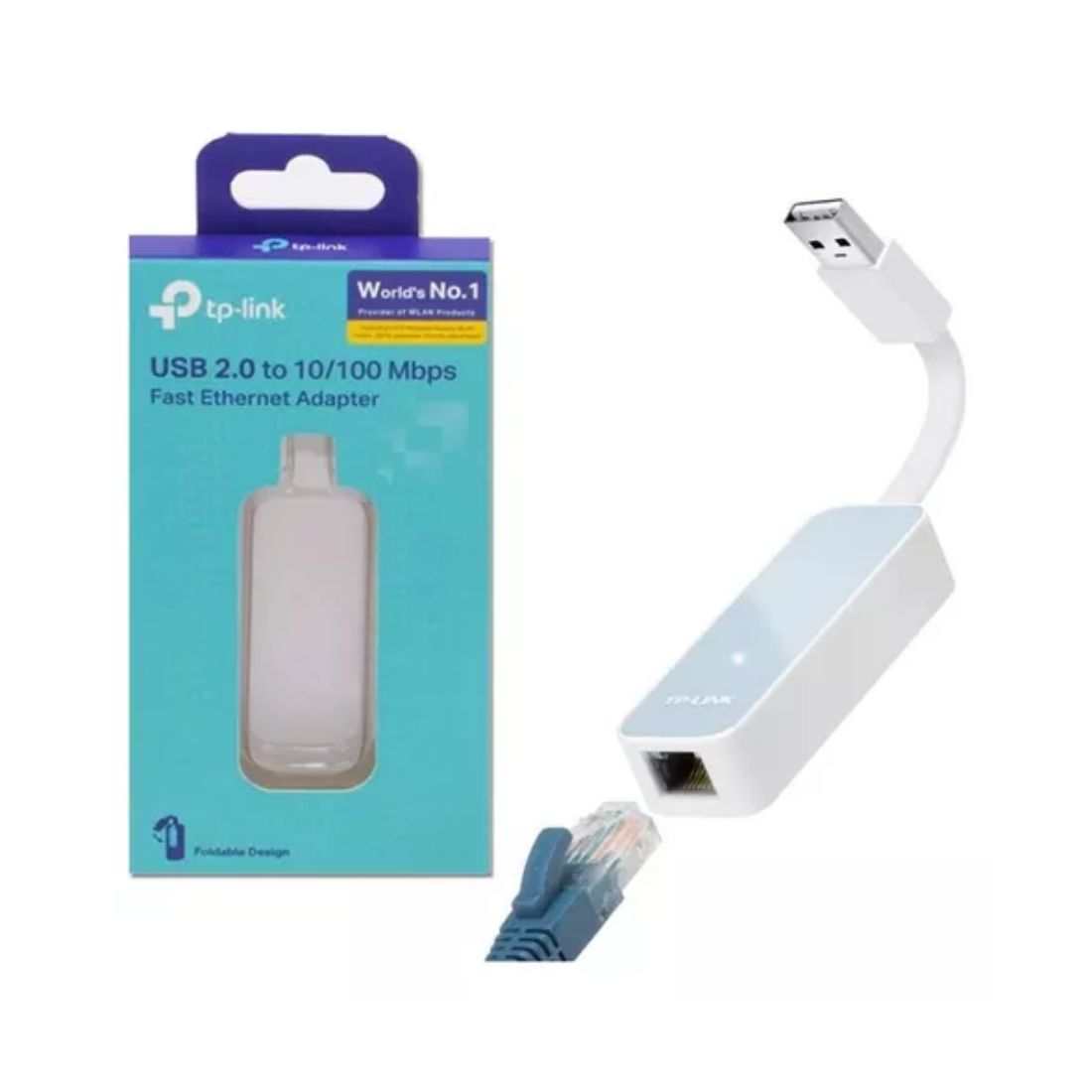 ADAPTADOR TP-LINK UE200 USB-RED    