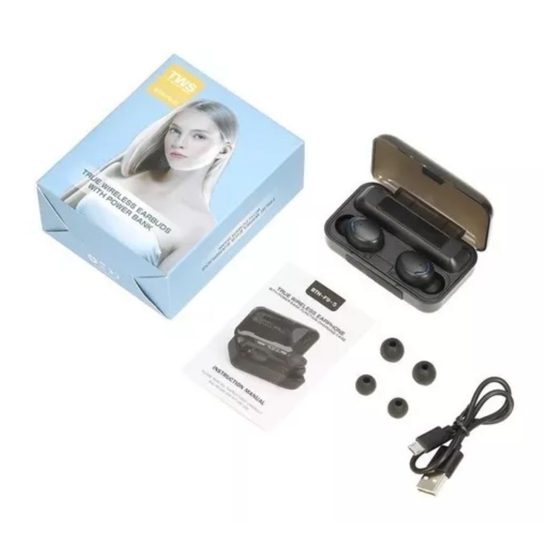 AURICULARES BT TWS BTH-F9-5        