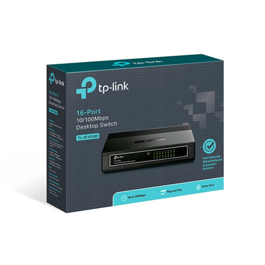 SWITCH TP-LINK SF1016D 16 PORT     