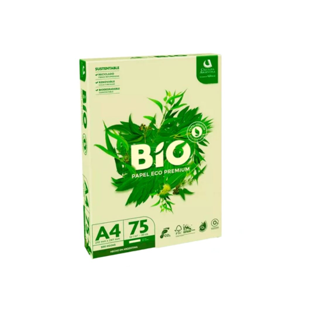 PAPEL BIO NAT A4 75 GRS. X 500     