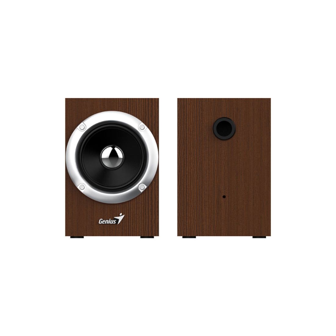 PARLANTES GENIUS SP-HF280 USB WOOD 