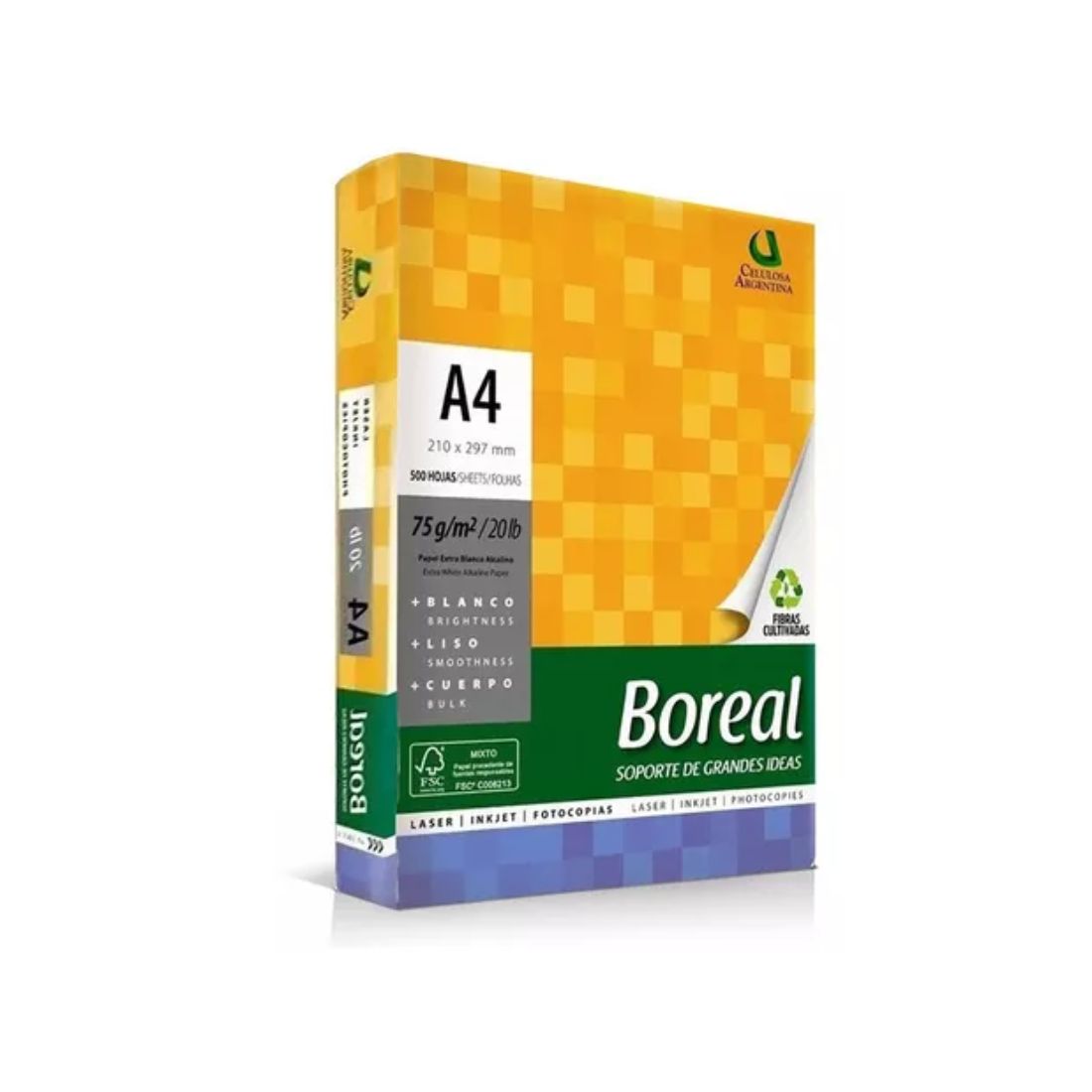 PAPEL BOREAL A4 75 GRS.            