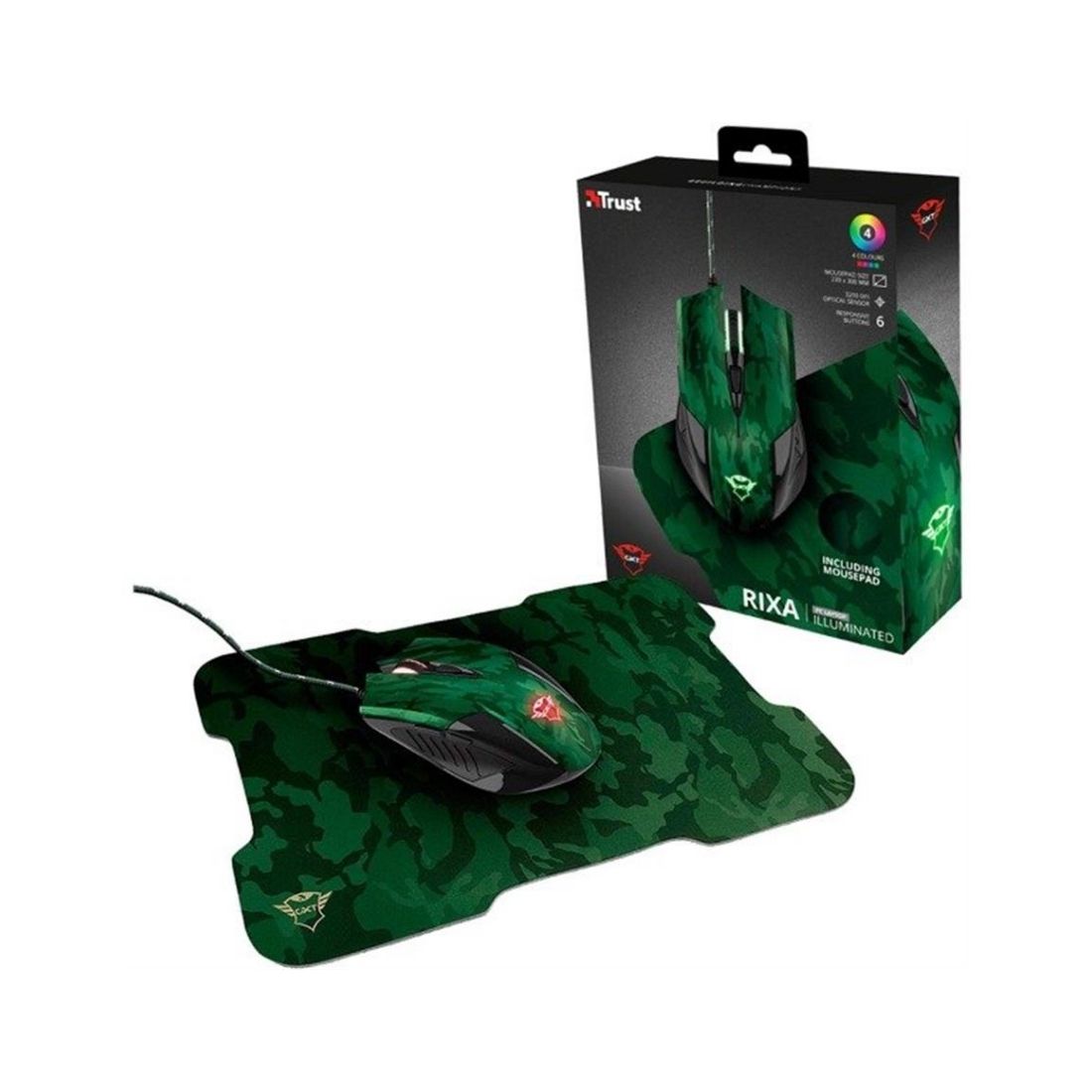 MOUSE+PAD TRUST RIXA GXT-781       