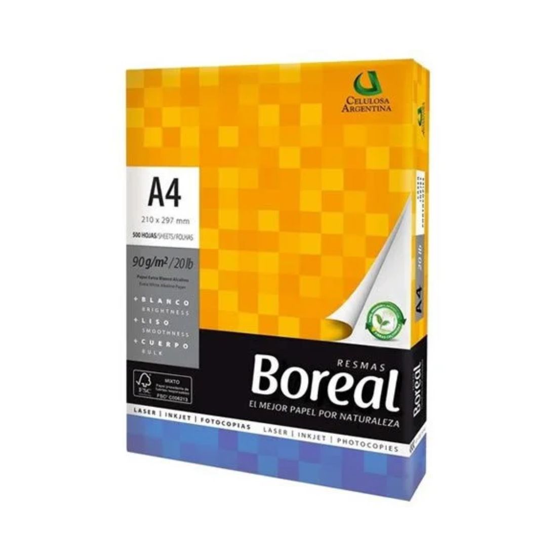 PAPEL BOREAL A4 90 GRS.            