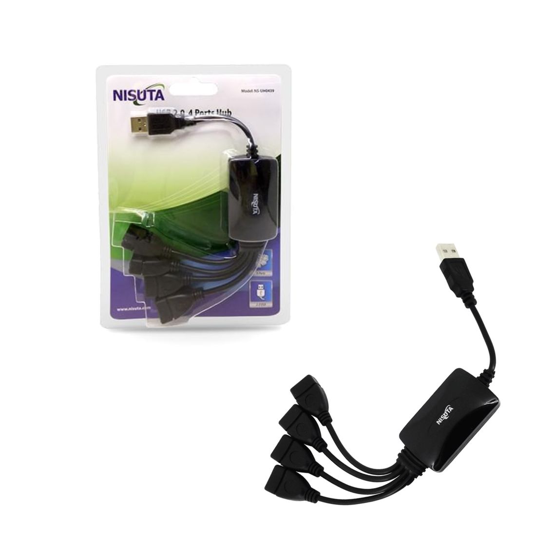 HUB USB 4 PORTS NISUTA NSUH0439    