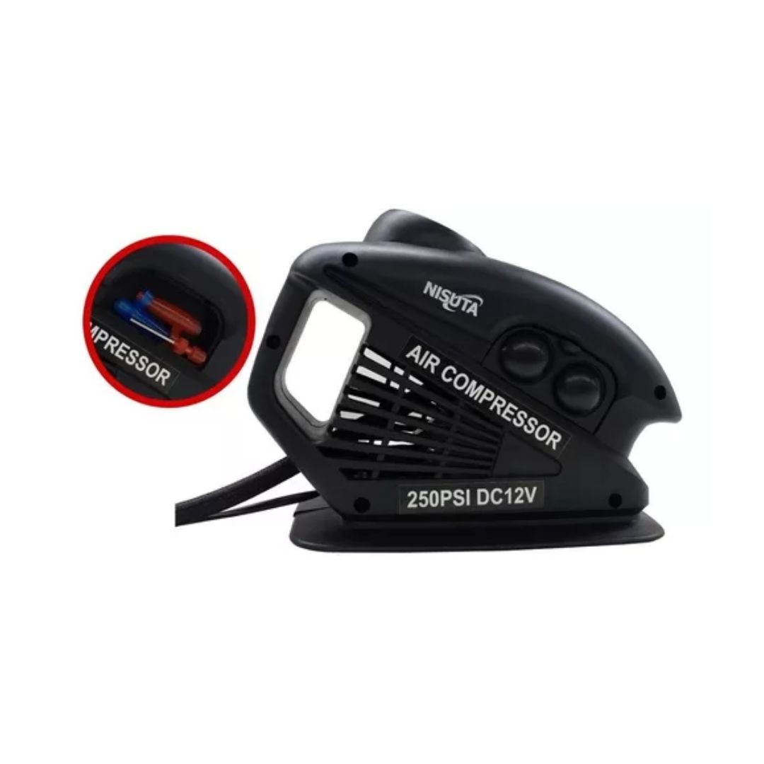 COMPRESOR DE AIRE 12V.NISUTA NSAC14
