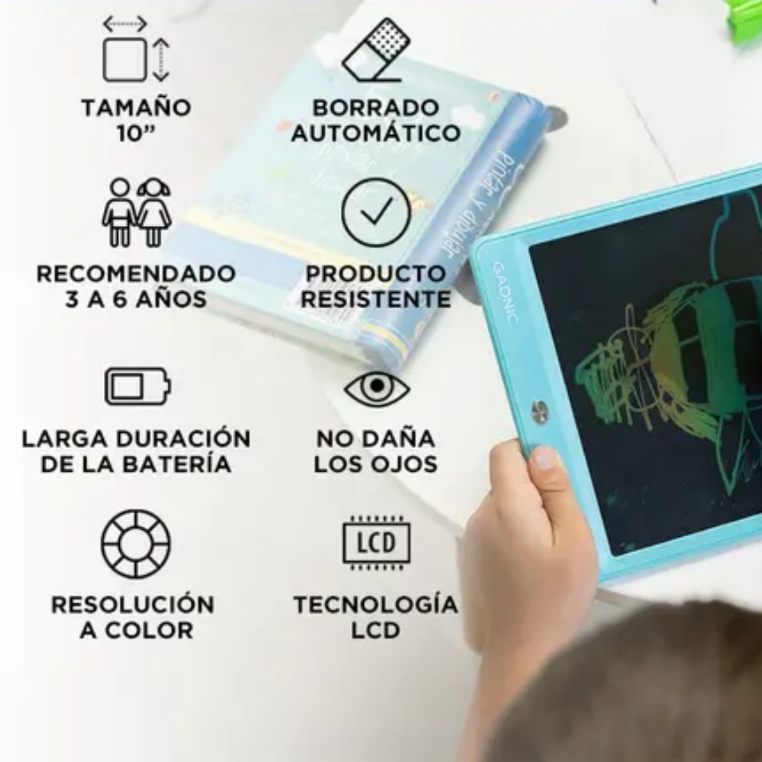 TABLETA GRAFICA INFANTIL RAINBOX   