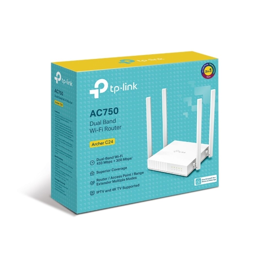 ROUTER TP-LINK ARCHER C24 AC750 DUA