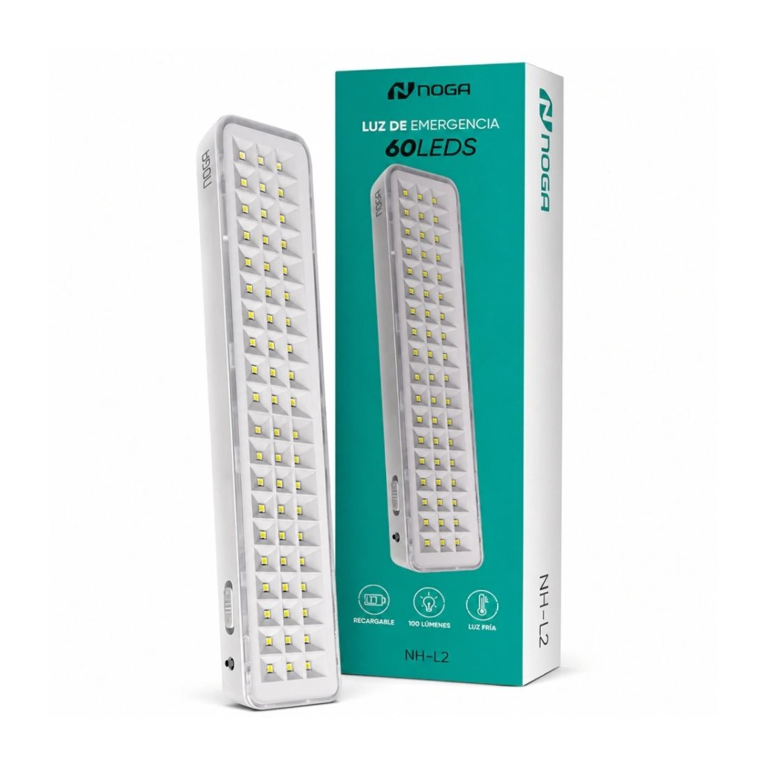 LUZ DE EMERGENCIA NOGA NH-L2 60LEDS