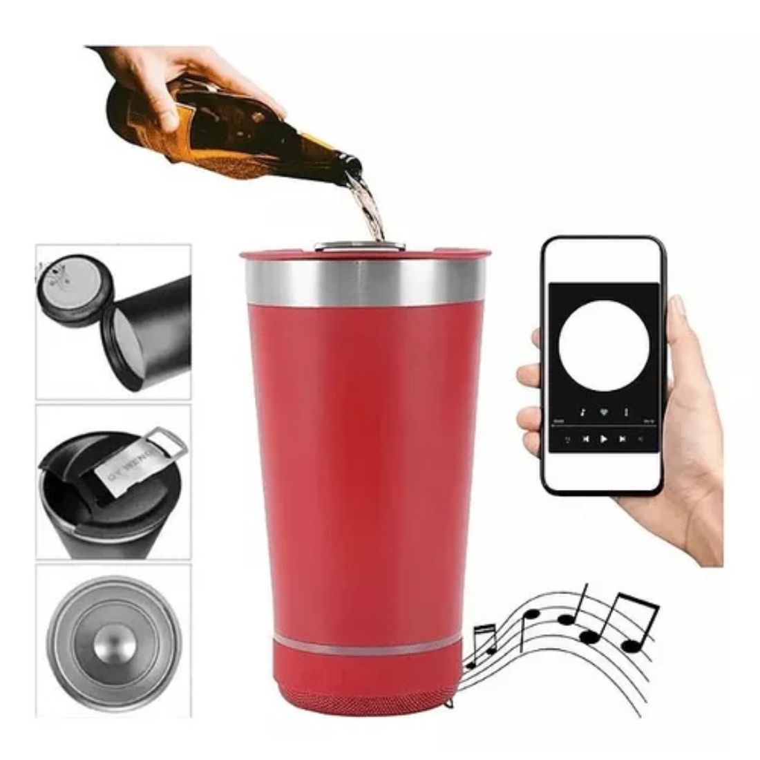 PARLANTE-VASO STANLEY BT HD10002   