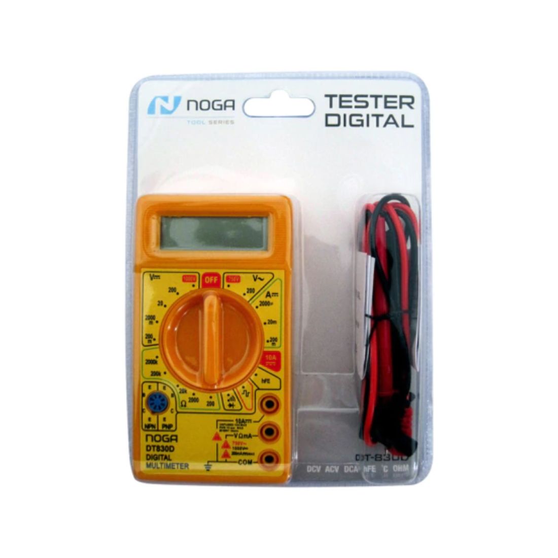 TESTER DIGITAL C/BUZZER DT-830D C/B