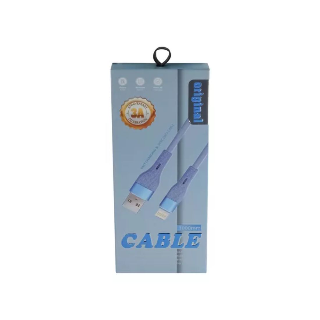 CABLE USB P/IPHONE DATA 3A 4351    