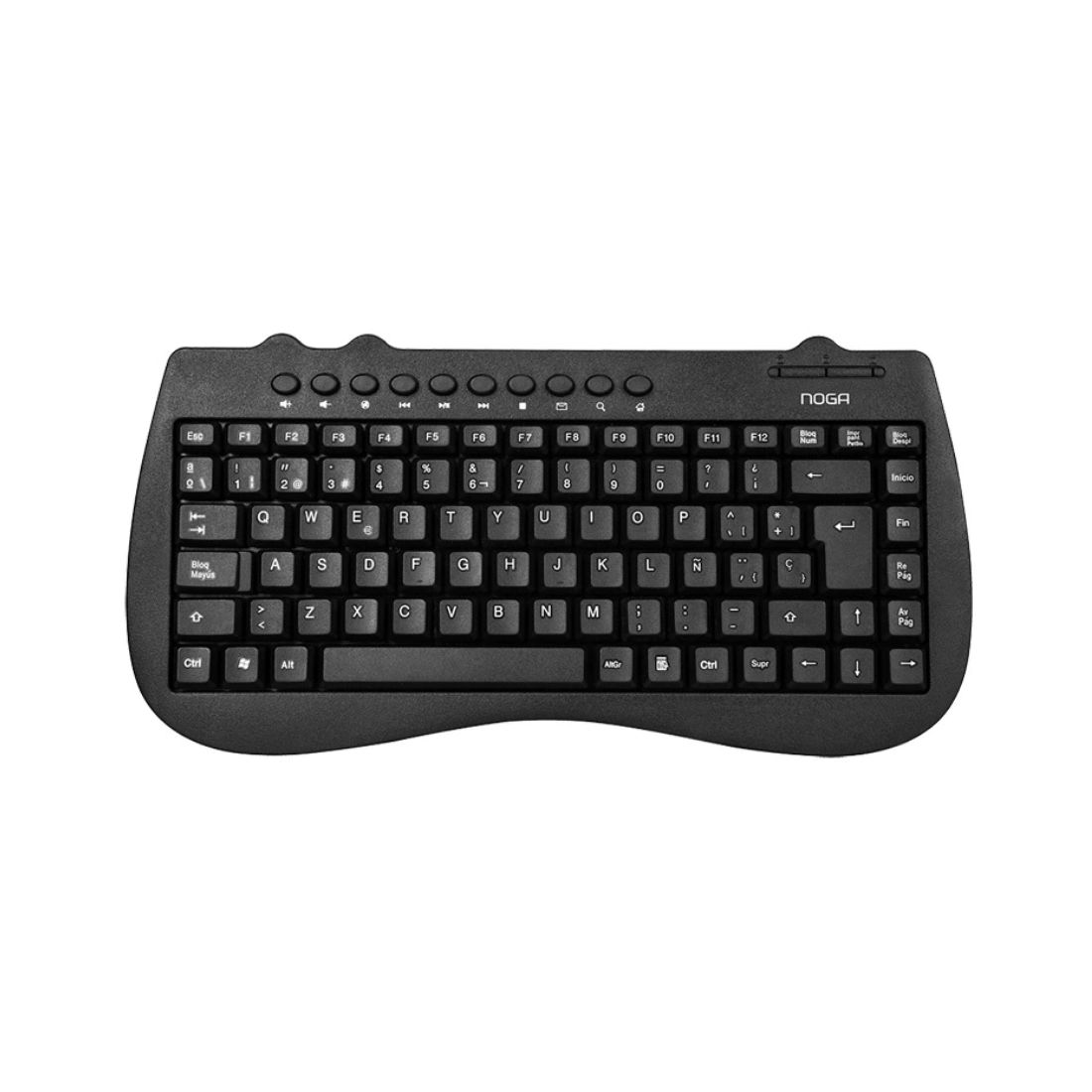 TECLADO MINI MULTIMEDIA NOGA 78033 