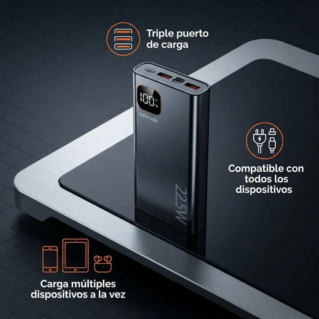 POWER BANK 20000 MHA NM-PB13       