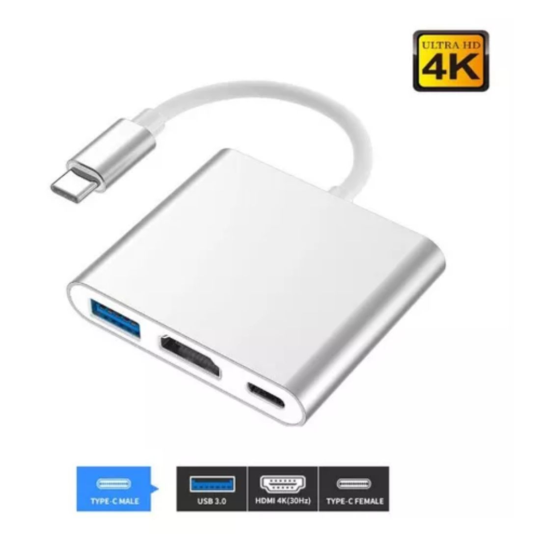 HUB MULTIPUERTOS TIPO C-HDMI TC99  