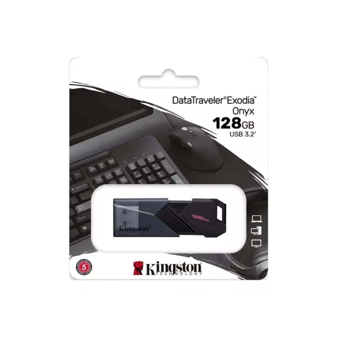 PEN DRIVE 128GB KINGSTON DTXM ROJO 