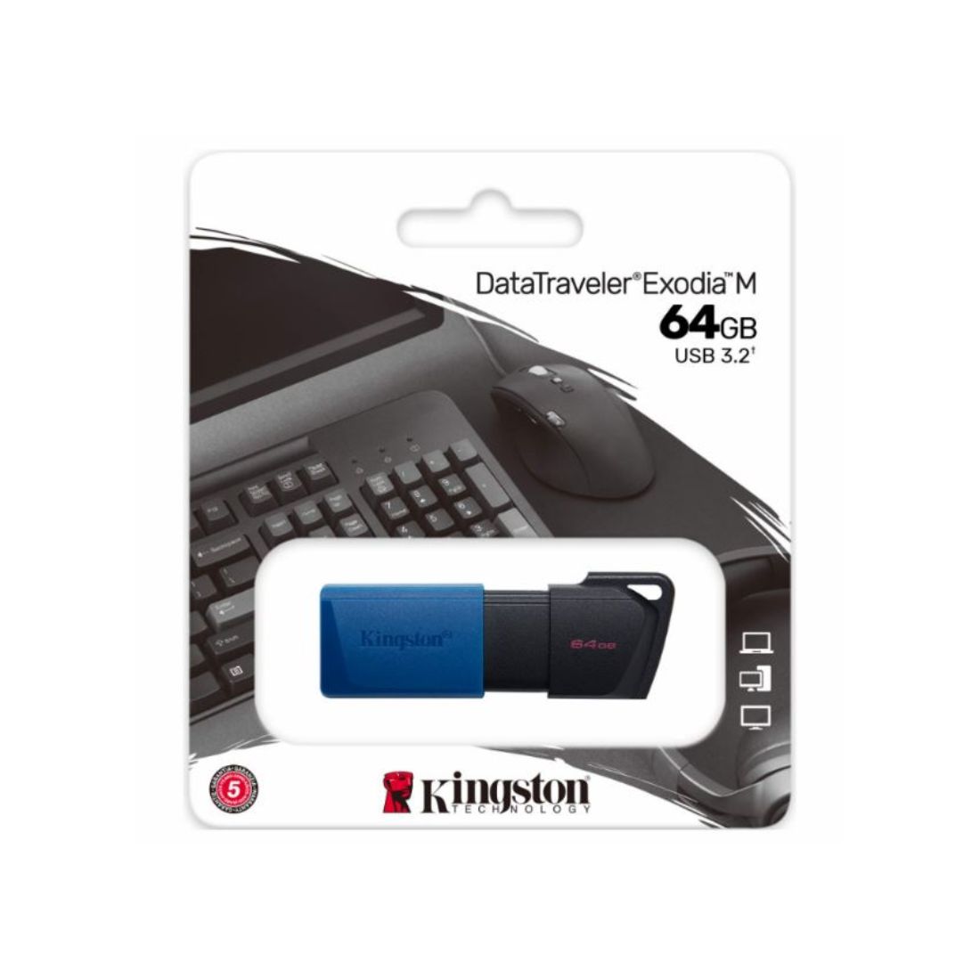 PEN DRIVE 64GB KINGSTON EXODIA M VE