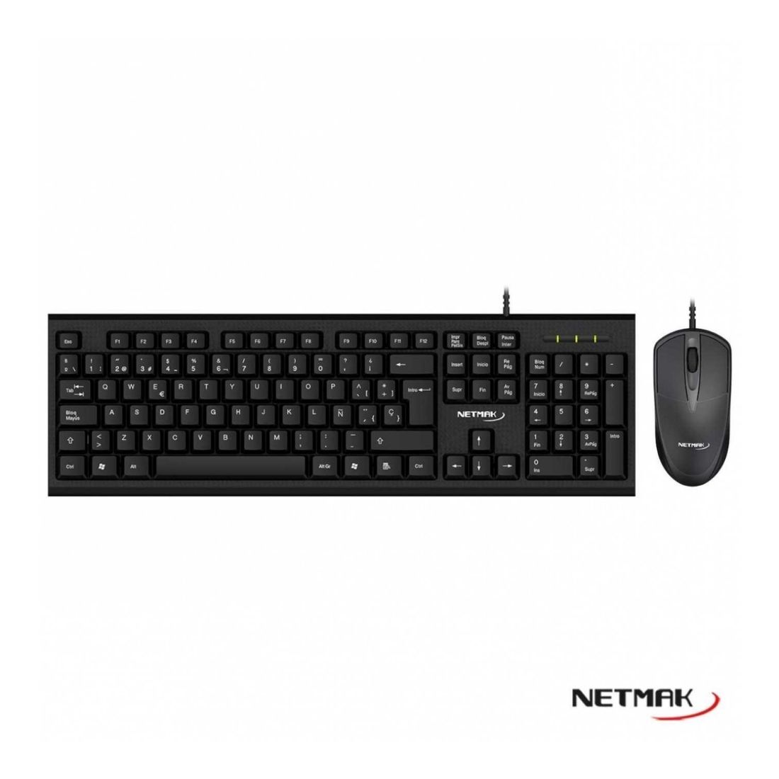 TECLADO+MOUSE NETMAK NM-KB340      