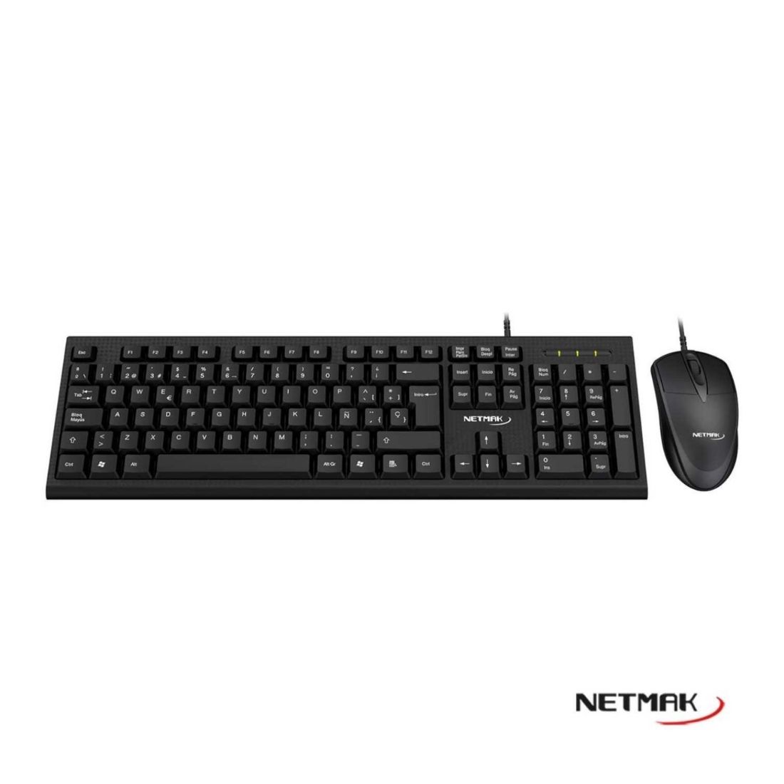TECLADO+MOUSE NETMAK NM-KB340      