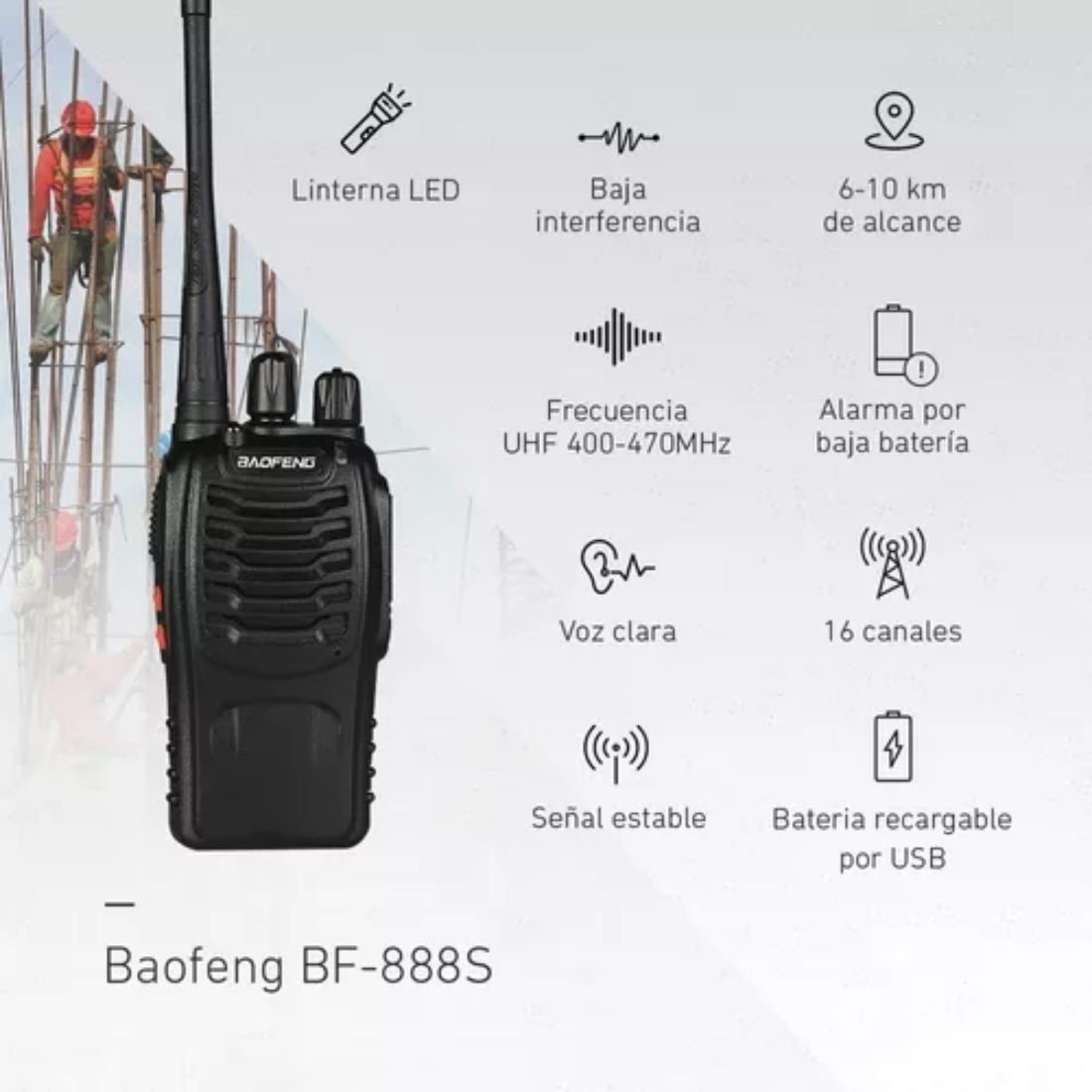 HANDY BAOFENG BF-888S KIT X 2      