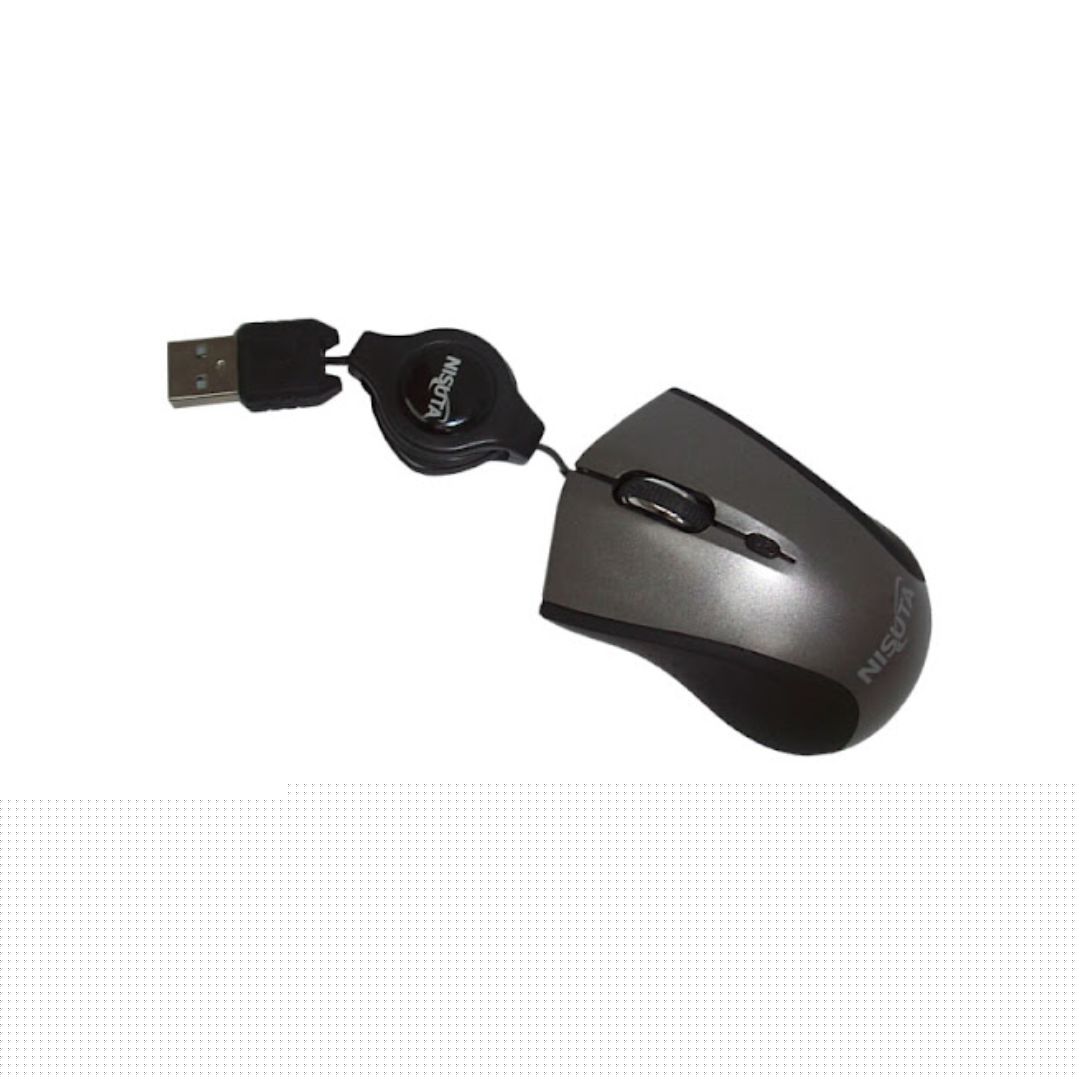 MOUSE NIUSTA RET. MO116 GRIS       