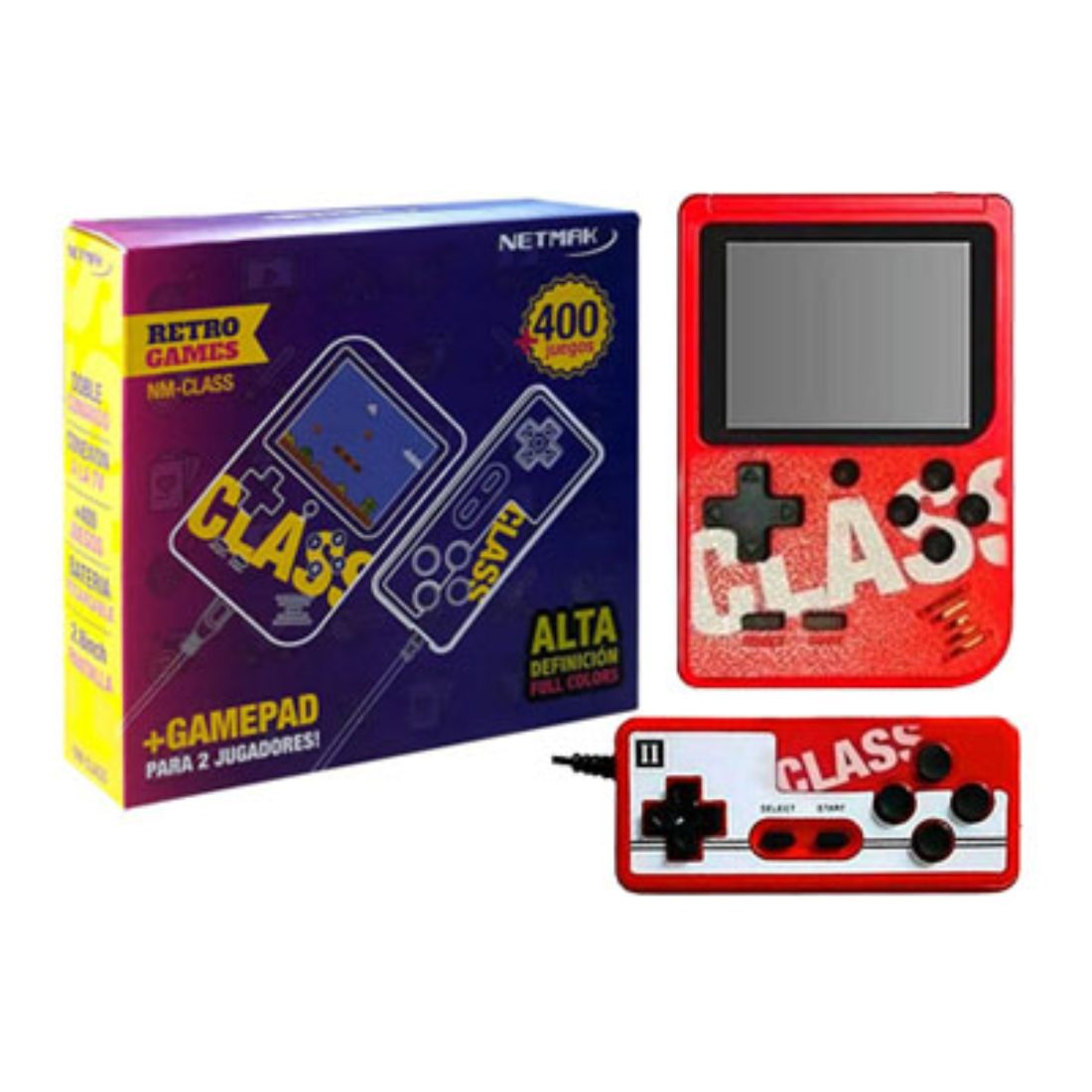 CONSOLA NETMAK 8BITS NM-CLASS 400 J