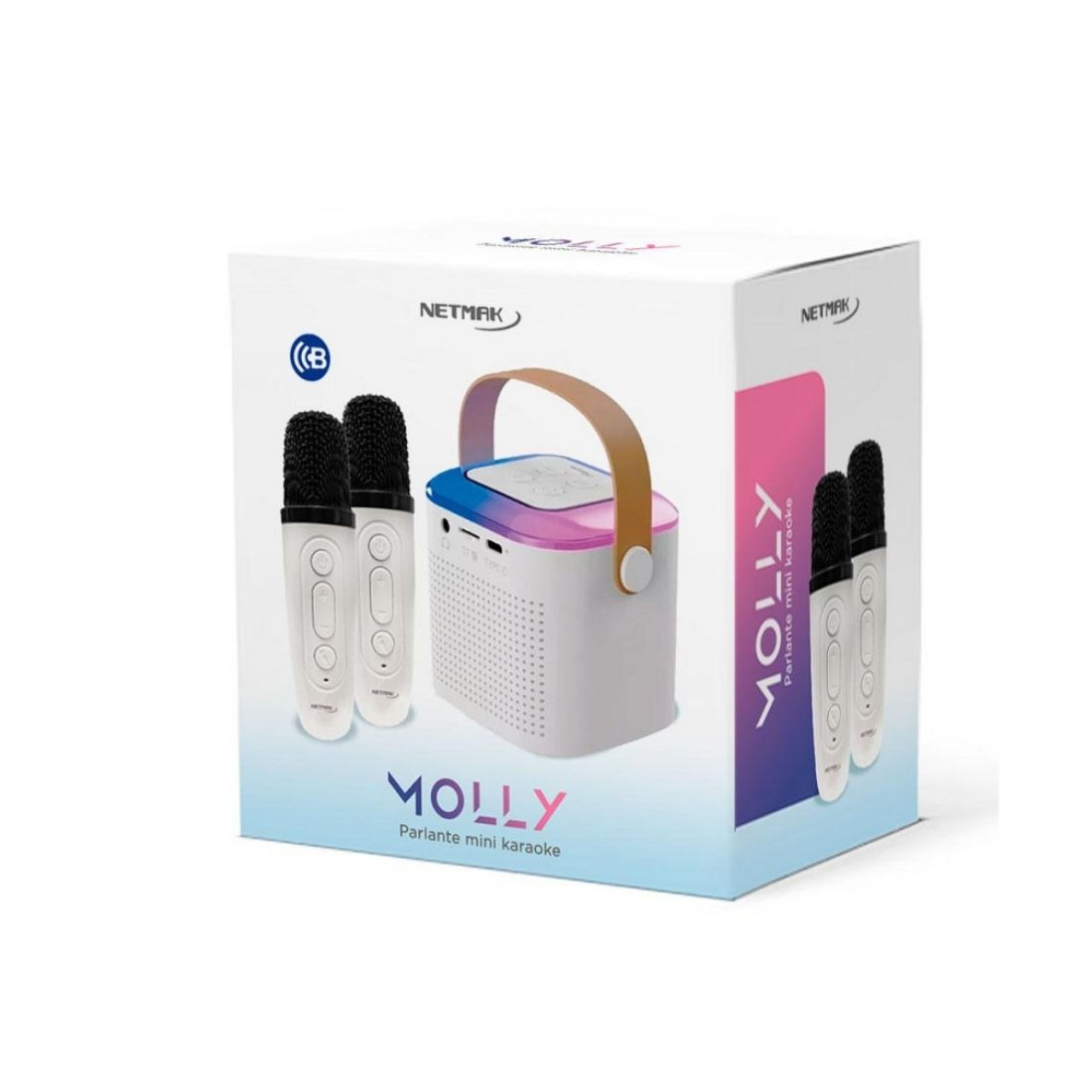 PARLANTE C/2 MIC.NETMAK NM-MOLLY   