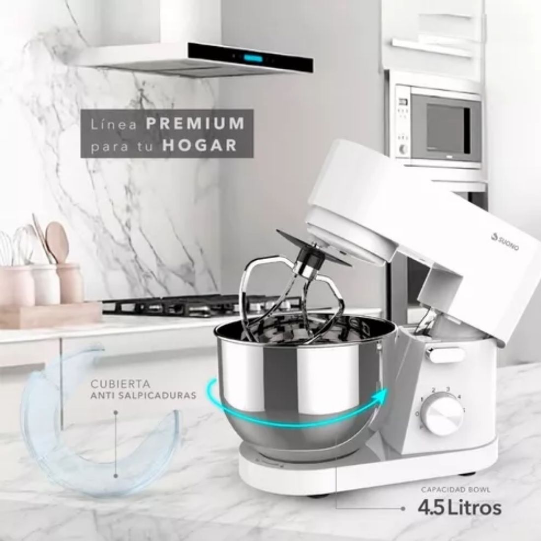 BATIDORA DE PIE INOX SUONO HOG0165 