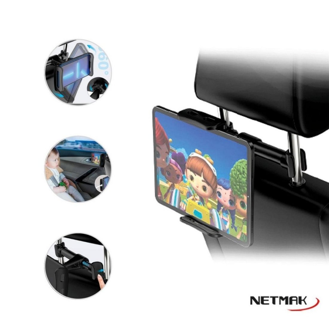 SOPORTE P/TABLET NETMAK NM-HC87    