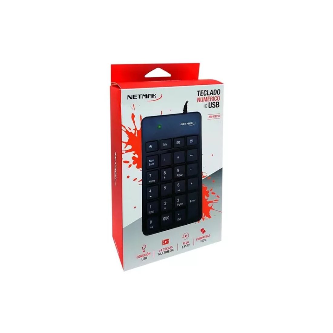 TECLADO NUMERICO NETMAK NM-KB250   
