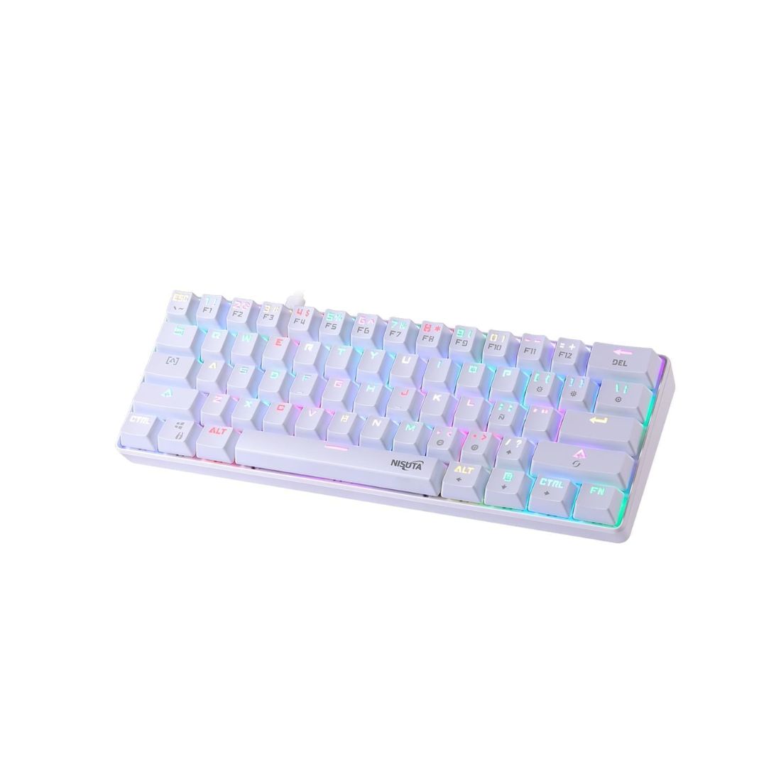 TECLADO MECANICO GAMER RGB KBGZ61W 