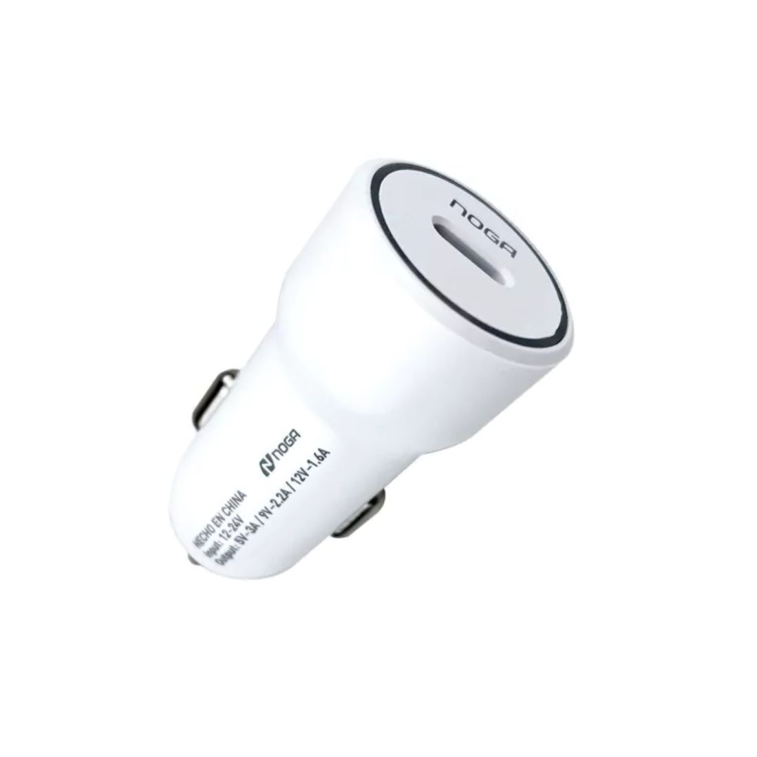 CARGADOR 12V P AUTO NOGA CAR-USB21C