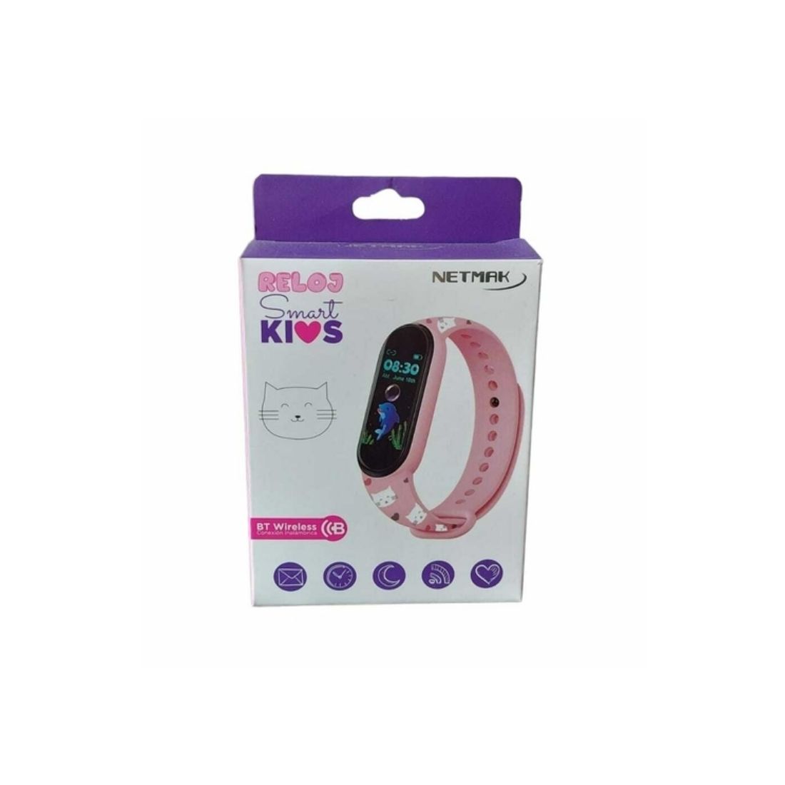RELOJ NETMAK SMART KIDS BT ROSA    