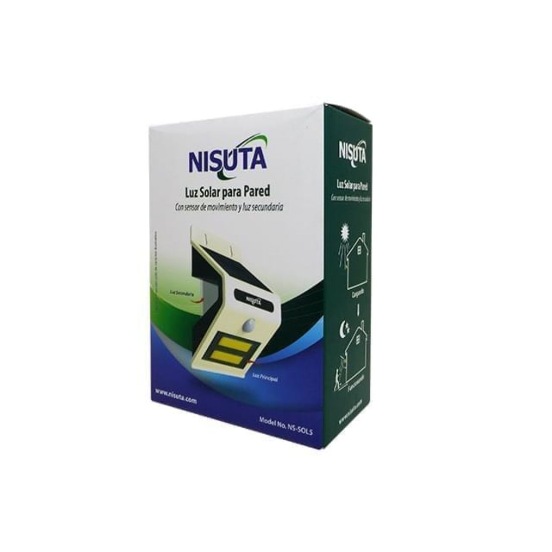 LUZ SOLAR NISUTA NSSOL5 C/SENS.MOV.