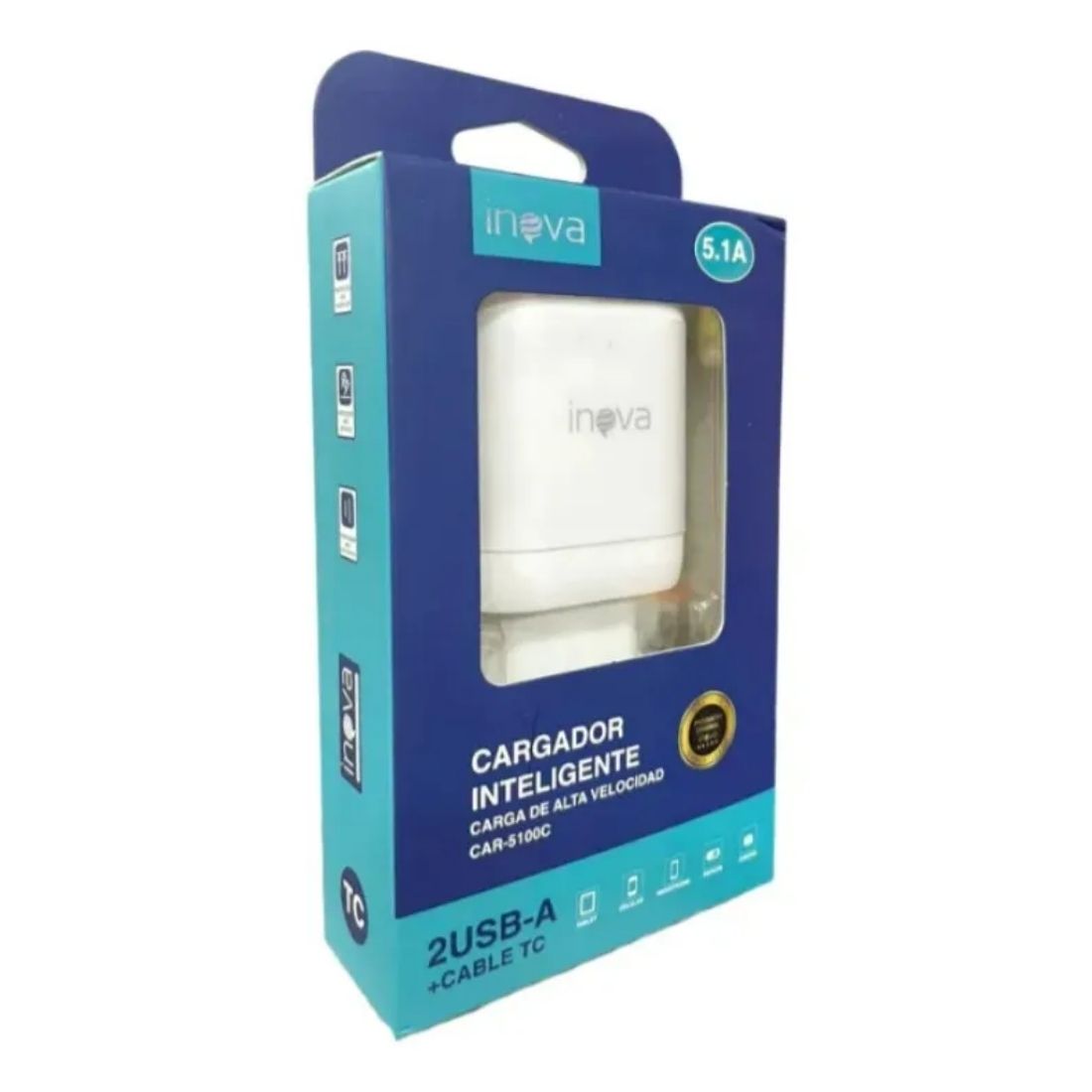 CARGADOR INOVA 1A + 2C 100W