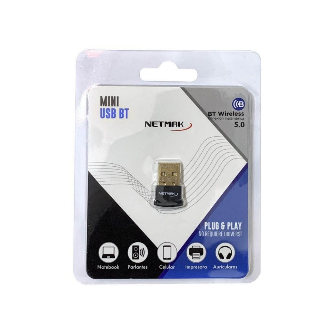 RECEPTOR BT NETMAK USB 2.0 NM-BT9  