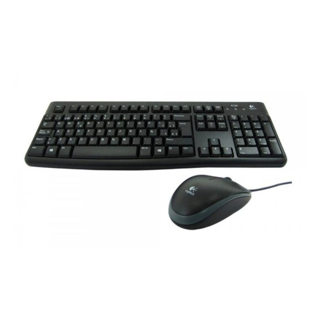 TECLADO+MOUSE LOGITECH MK120 BLACK 