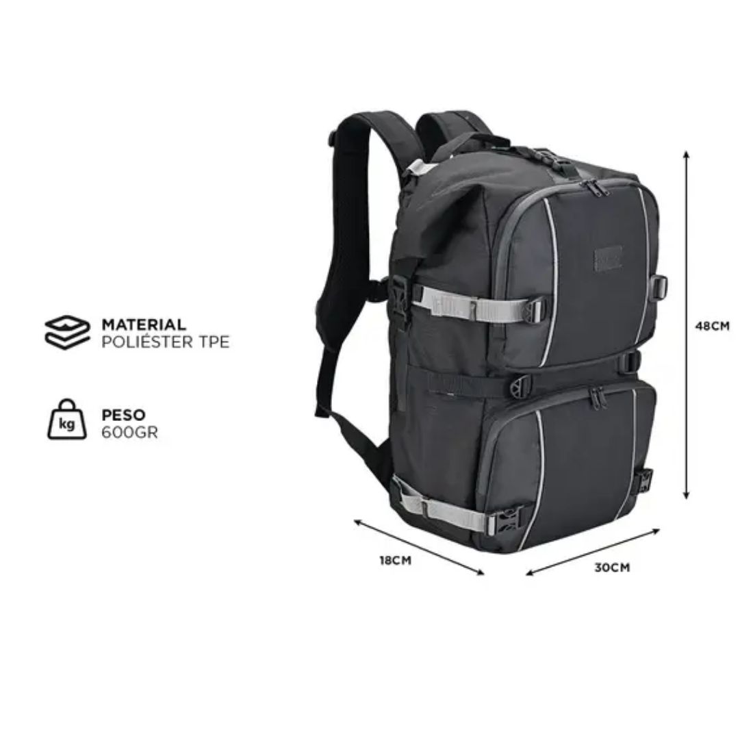 MOCHILA GADNIC MOTO IMPERMEABLE 400