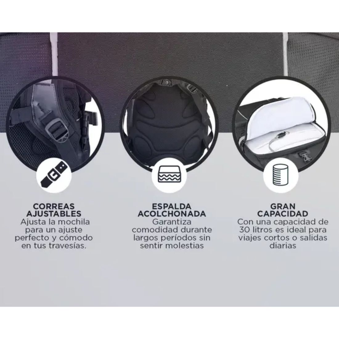 MOCHILA GADNIC MOTO IMPERMEABLE 400