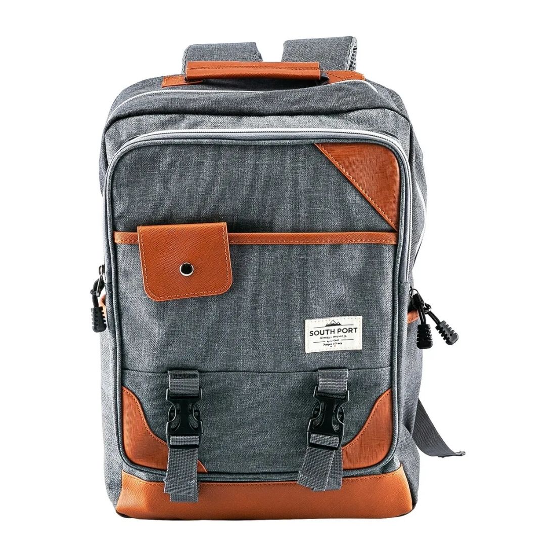 MOCHILA GADNIC WAWANG CON CUERO 026