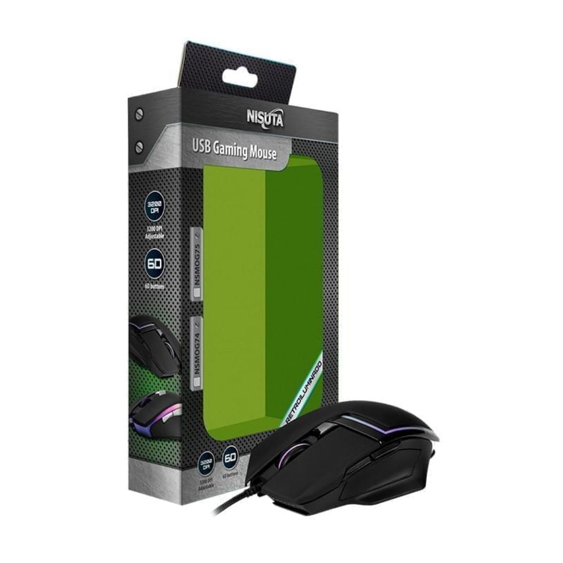 MOUSE NISUTA GAMER NSMOGZ5         