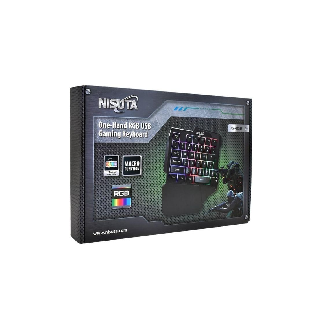 TECLADO GAMER NISUTA NSKBG35 RGB   