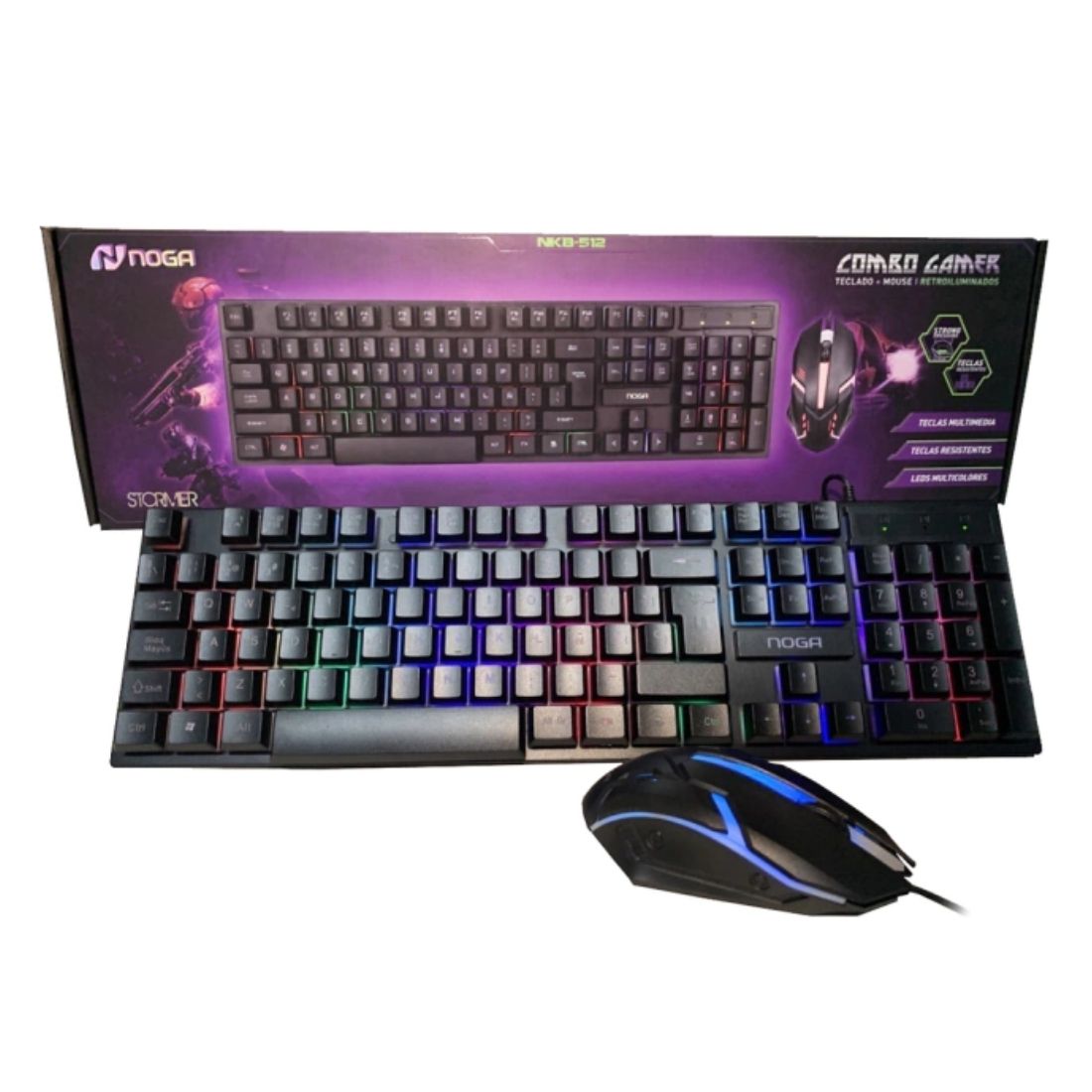 TECLADO+MOUSE NOGA GAMER NKB-512   