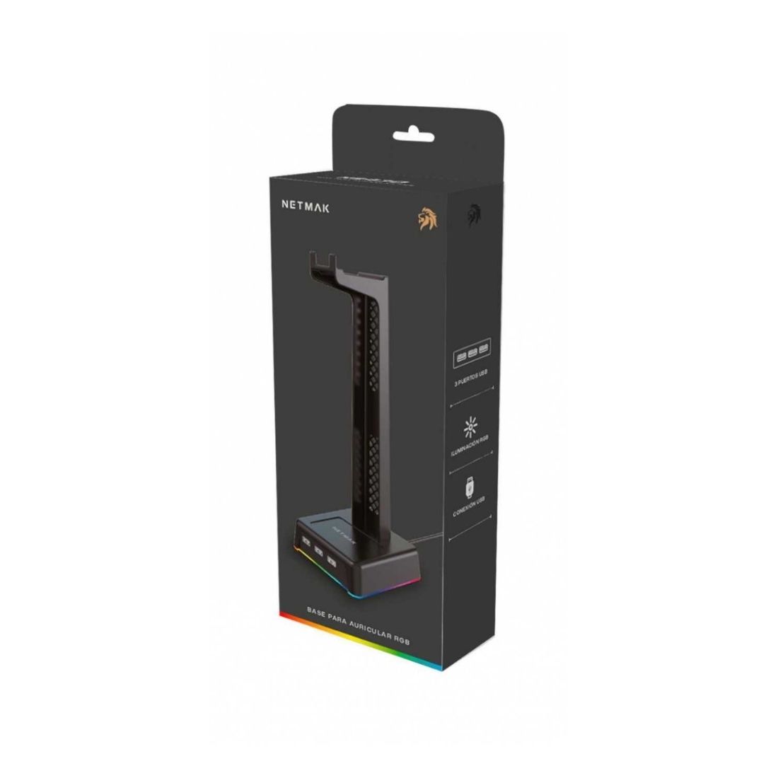 BASE P/AURICULARES NETMAK NM-HS430 