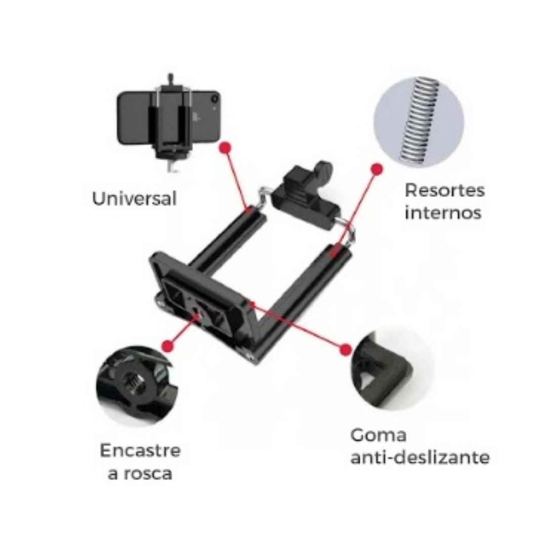 ADAP.TRIPODE C/ROSCA UNIVERSAL TR5 