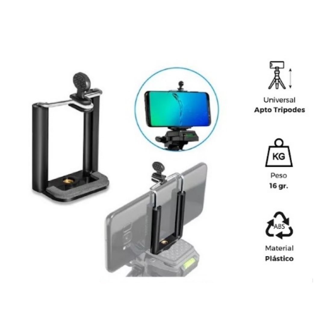 ADAP.TRIPODE C/ROSCA UNIVERSAL TR5 