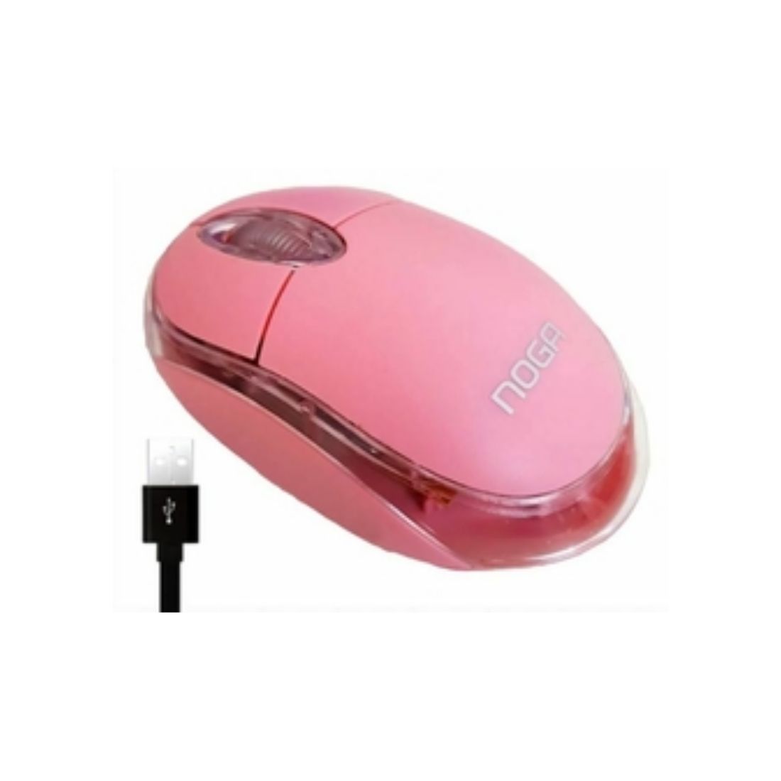 MOUSE NOGA NG-611 USB ROSA         
