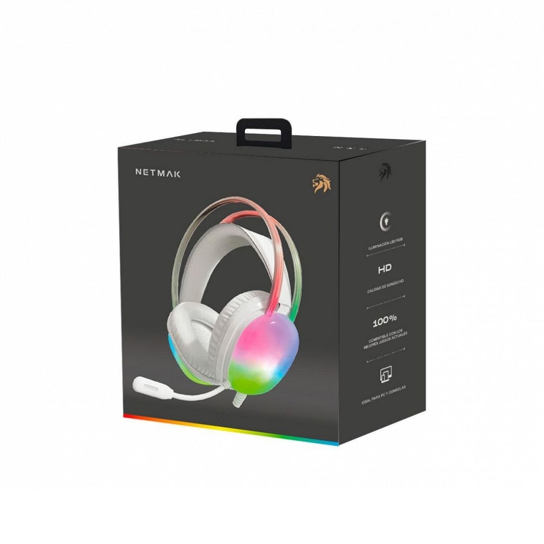 AURICULAR NETMAK NM-N25-W GAMER IN 
