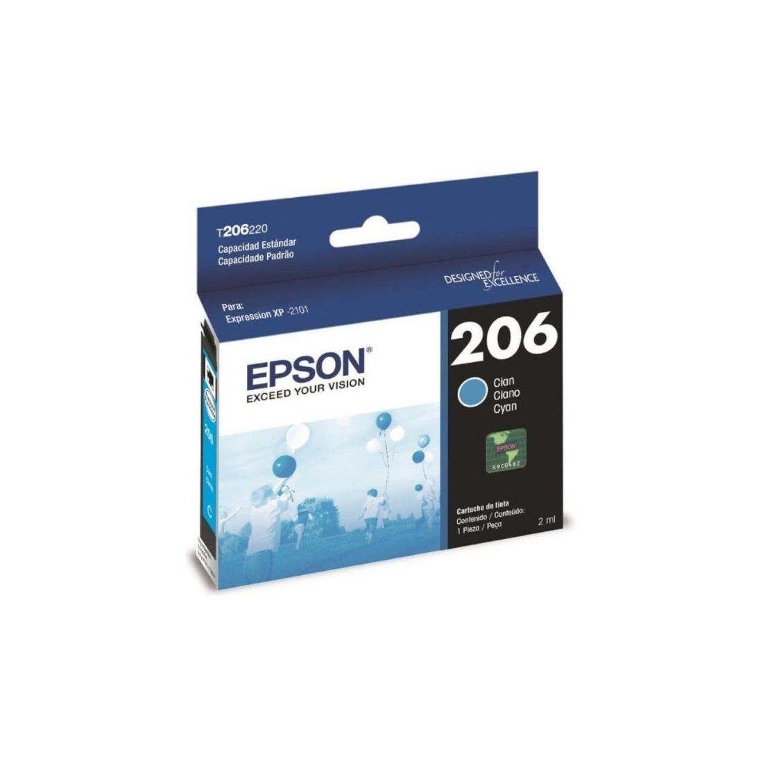 CART.EPSON STYLUS T206220-AL CYAN  