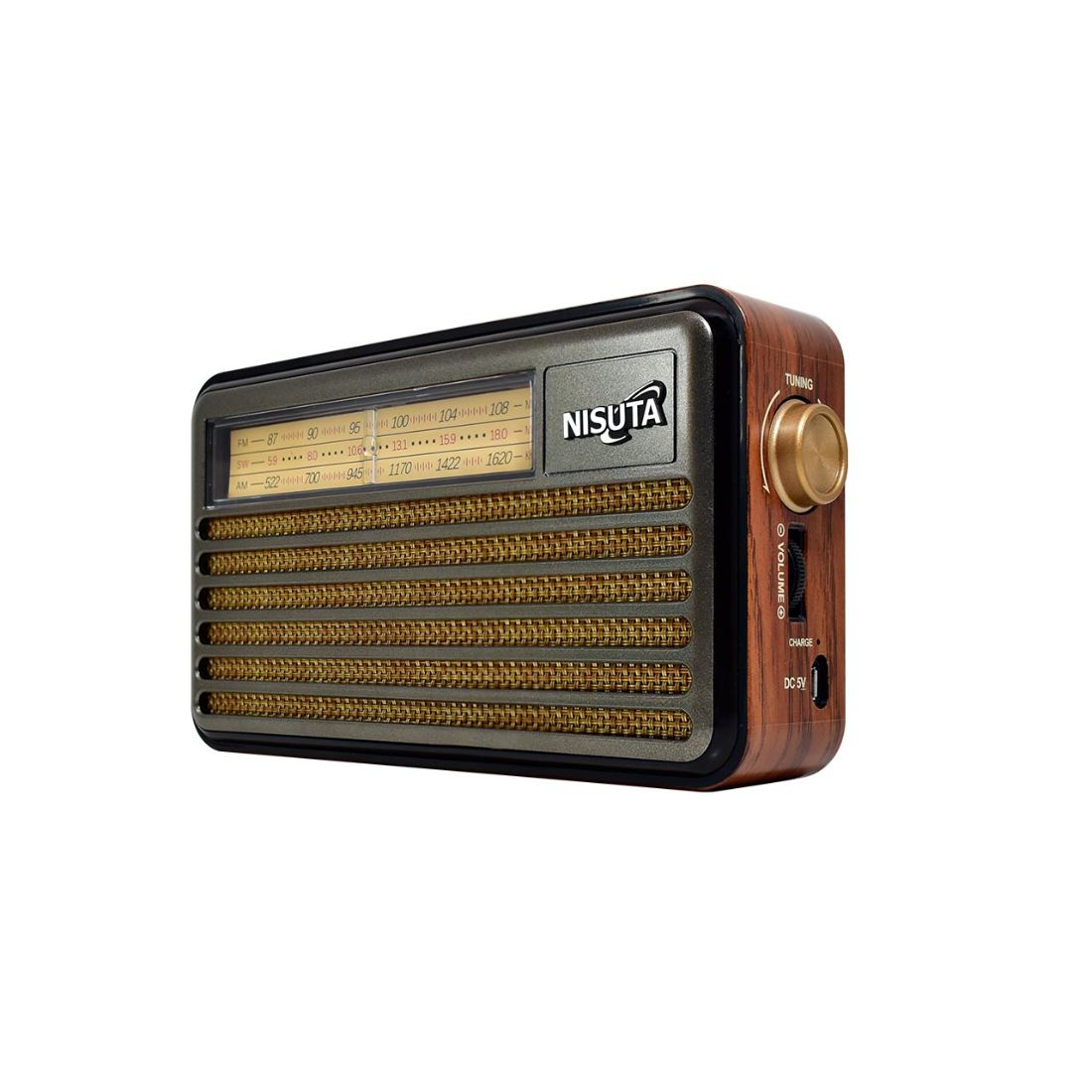 RADIO NISUTA AM/FM/MP3/BT/AU NSRV22